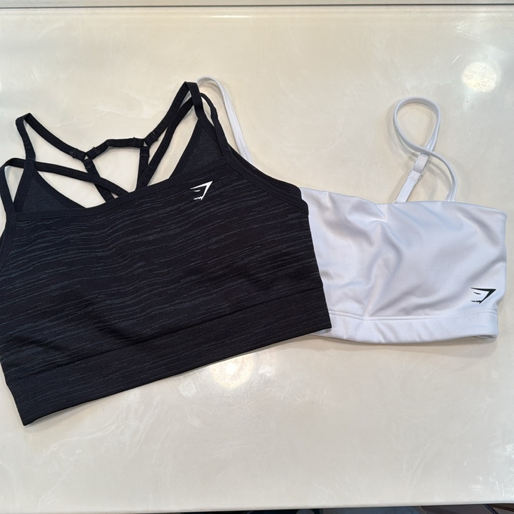 New without tags! Two medium padded Gynsgark sport bras!